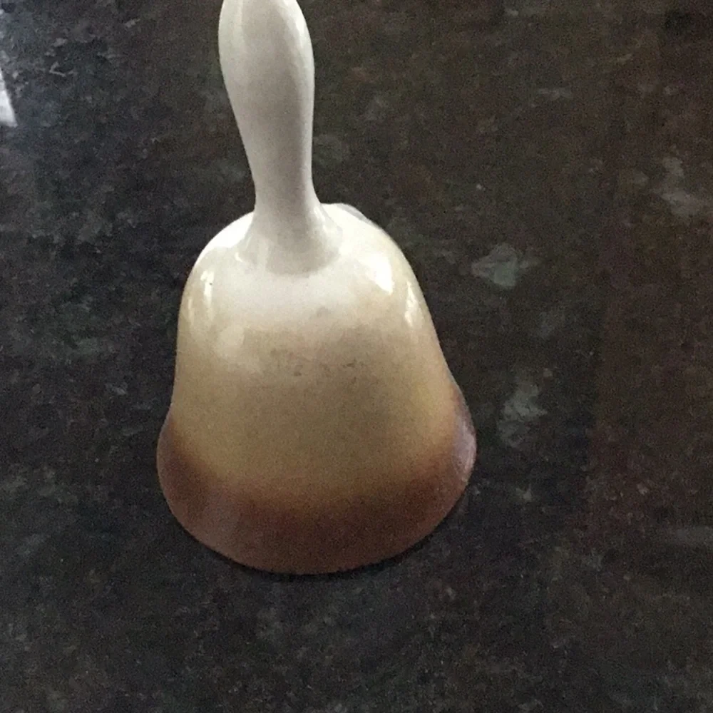 Hawaiian Palm Tree Bell Tropical Ceramic 5” Tall‎ Handcrafted